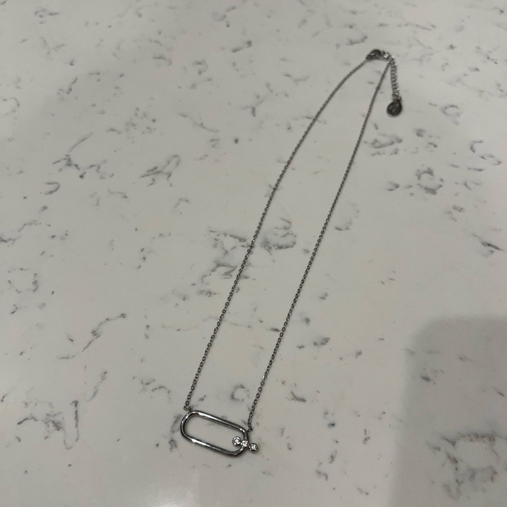 Emma & Chloe Silver Necklace